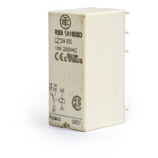 Huvema Insteek relais | ISR BMSY / BMSO BKM, 16A 250Vac/24Vdc