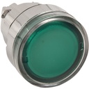 Huvema Drukknop (pulsdrukker) groen | DKK TE ZB4BW33