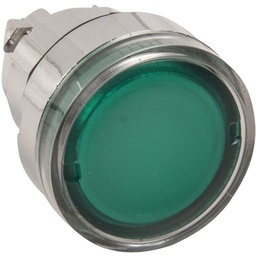 Huvema Drukknop (pulsdrukker) groen | DKK TE ZB4BW33
