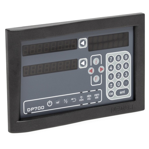 NEWALL Tellerkast digitale uitlezing 3-assig systeem voor inbouw | DP-700 3-axis PM