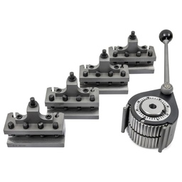 Huvema Set met 1 snelwisselbeitelhouder en 4 snelwisselhouders (SWBH SET D1)