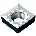 TaeguTec Positive periphery ground & top polished Square inserts with very high positive rake & sharp cutting edges for aluminum machining | SCGT 120408 FL K10
