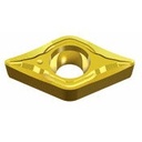 TaeguTec Positive 55° Rhombic inserts for finish to medium light applications of steels & stainless steels with 7° clearance angle & excellent chip control | DCMT 11T304 FG TT9225