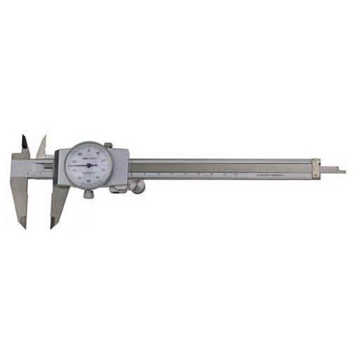 Huvema Klok schuifmaat RVS 300x60mm aflezing 0.02mm in etui | SLK 491 300KR