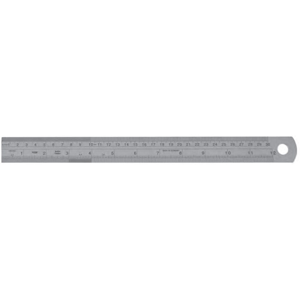 Huvema Liniaal RVS DIN 2004/22/II 300x30x1,0mm | MIB 454 (07074041)