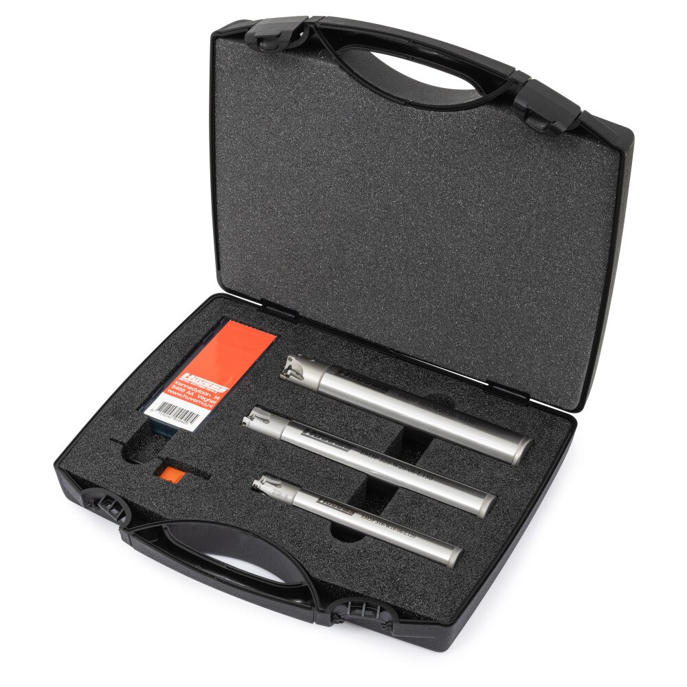 Huvema Wisselplaatfrezen set inclusief wisselplaatjes 3PKT | PROMO SET END MILLING