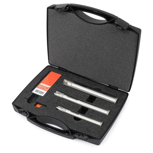 Huvema Wisselplaatfrezen set inclusief wisselplaatjes 3PKT | PROMO SET END MILLING