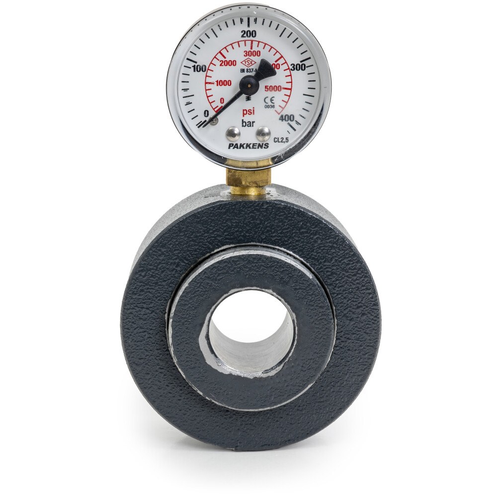 Huvema Manometer zaagspanning compleet 400 bar | MNM BKM 400 bar