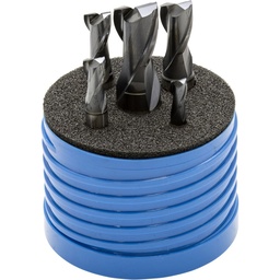 Huvema Set Spiebaanfrezen 2 - 16mm, gecoat | SET SPK 2 6-16 HS1840