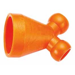 Huvema 1/2'' Y-verloopstuk 1/4" 2 stuks | H84049