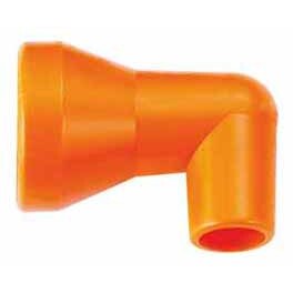 Huvema 1/2'' Spuitmond koelslang (hoek 90˚) 3/8" 4 stuks | H84444
