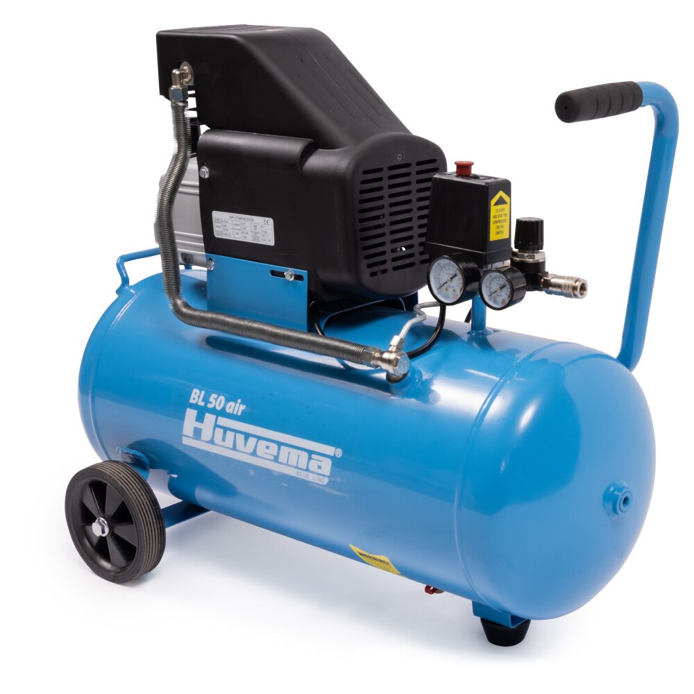 Huvema Oliegesmeerde luchtcompressor 50 liter | BL 50 air