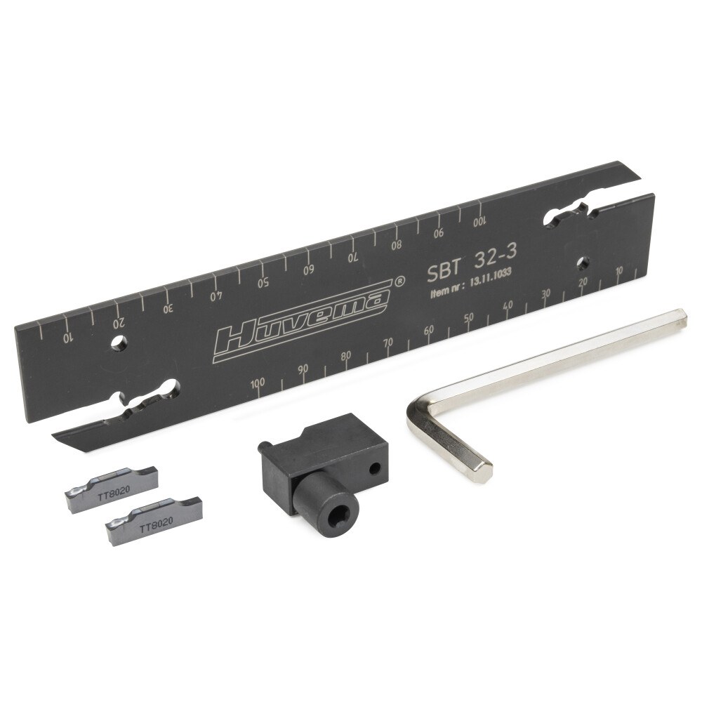 Huvema Afsteekset inclusief wisselplaten, 3mm | SBT 32-3 set