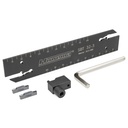 Huvema Afsteekset inclusief wisselplaten, 3mm | SBT 32-3 set