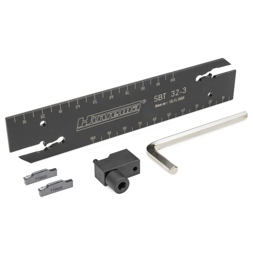 Huvema Afsteekset inclusief wisselplaten, 3mm | SBT 32-3 set