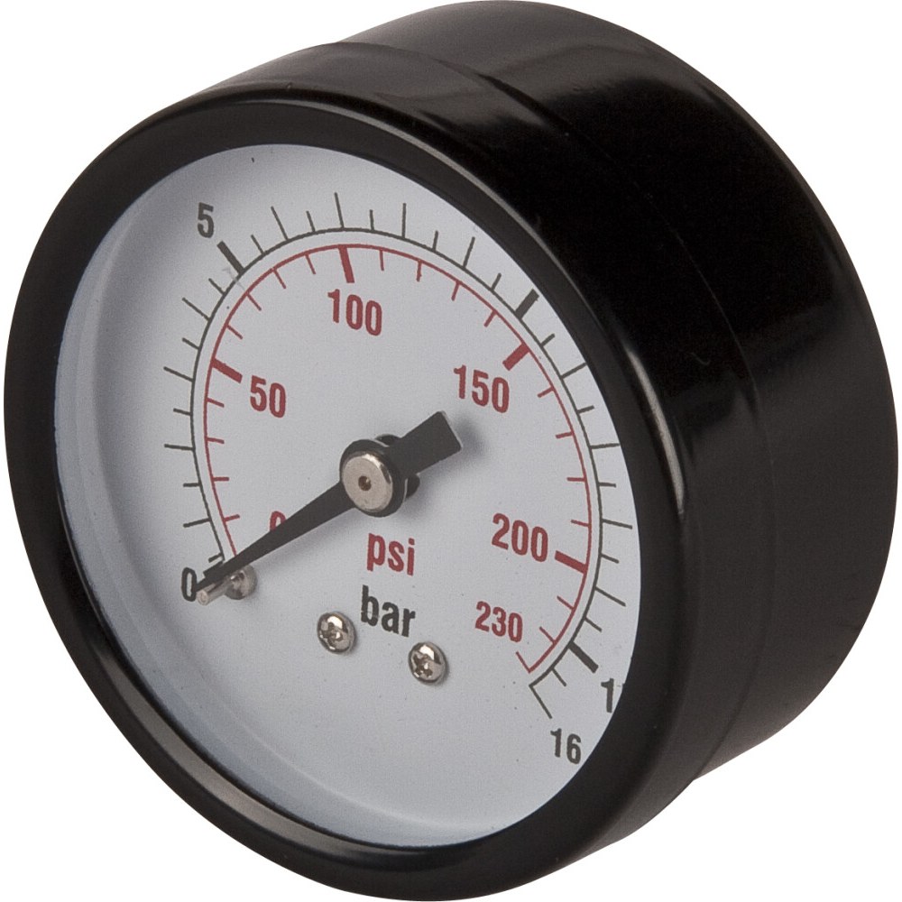 Huvema Manometer achteraanslag 50mm 1/4 | MNM UNI COMP