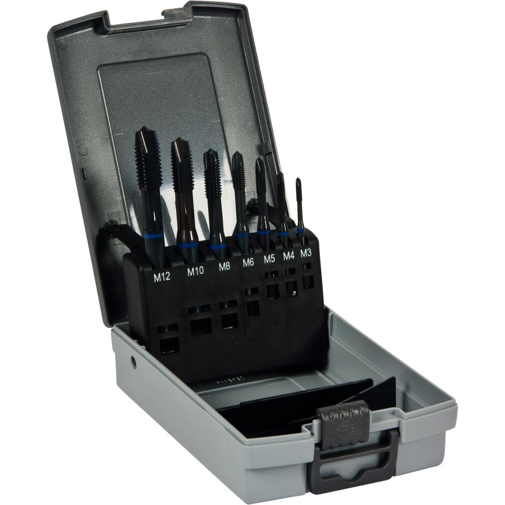 Huvema Promoset HSSE machinetappen M3 t/m M12 | PROMO MTP-M312-DL-INOX