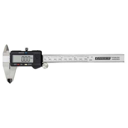 Huvema RVS Schuifmaat digitaal 150 mm | HU 1540D