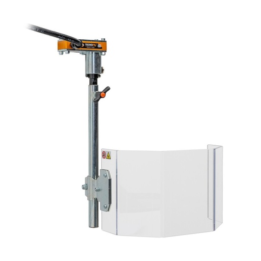 TECNOPIU Afscherming Ø 350 H 240 mm - met veiligheidsmicroschakelaar | PTR 20/350