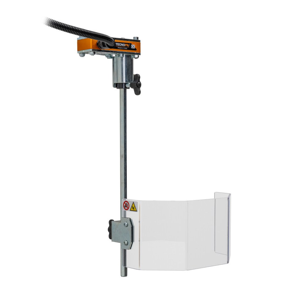 TECNOPIU Afscherming Ø 230 h 180 mm. - met veiligheidsmicroschakelaar | PTR 02/180