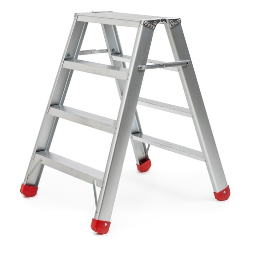 Huvema Industrietrap dubbelzijdig 2x4 treden XL | BL 4T ITD XL