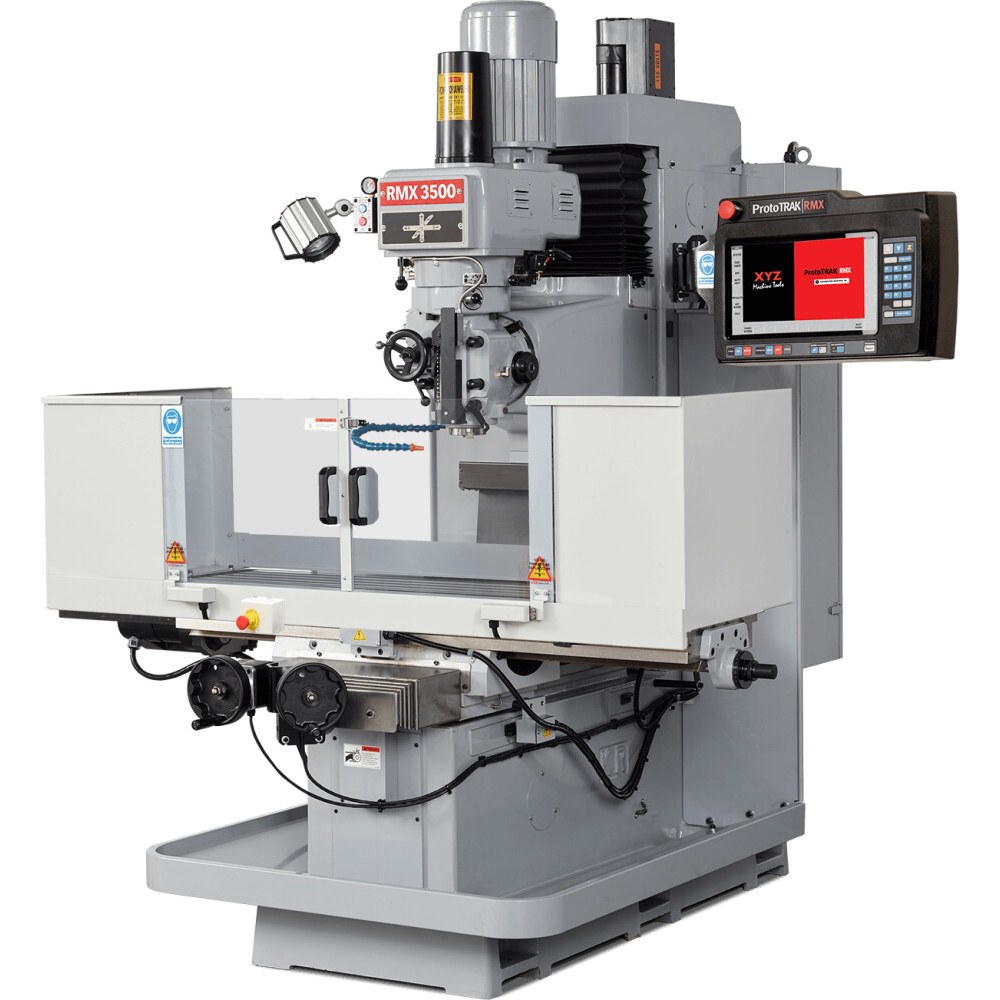 XYZ ProtoTRAK CNC Bedfreesmachine RMX 3500