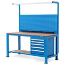 Huvema Werkbank | BL 5D 1700x700x850+100+550+350 WB