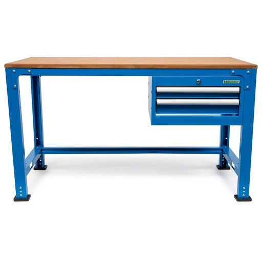 Huvema Werktafel 150 x 70 cm met MDF werkblad en 2 laden | BL 2D 1500x700x850 WB