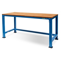 Huvema Werktafel 150 x 70 cm met Houten werkblad | BL 1SH 1500x700x850 WB WOOD