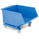 Huvema Verrijdbare kiepcontainer - spanenbak - 380 liter | BL 1000x900x730 TR