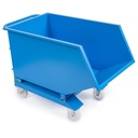 Huvema Verrijdbare kiepcontainer - spanenbak - 240 liter | BL 1000x600x720 TR