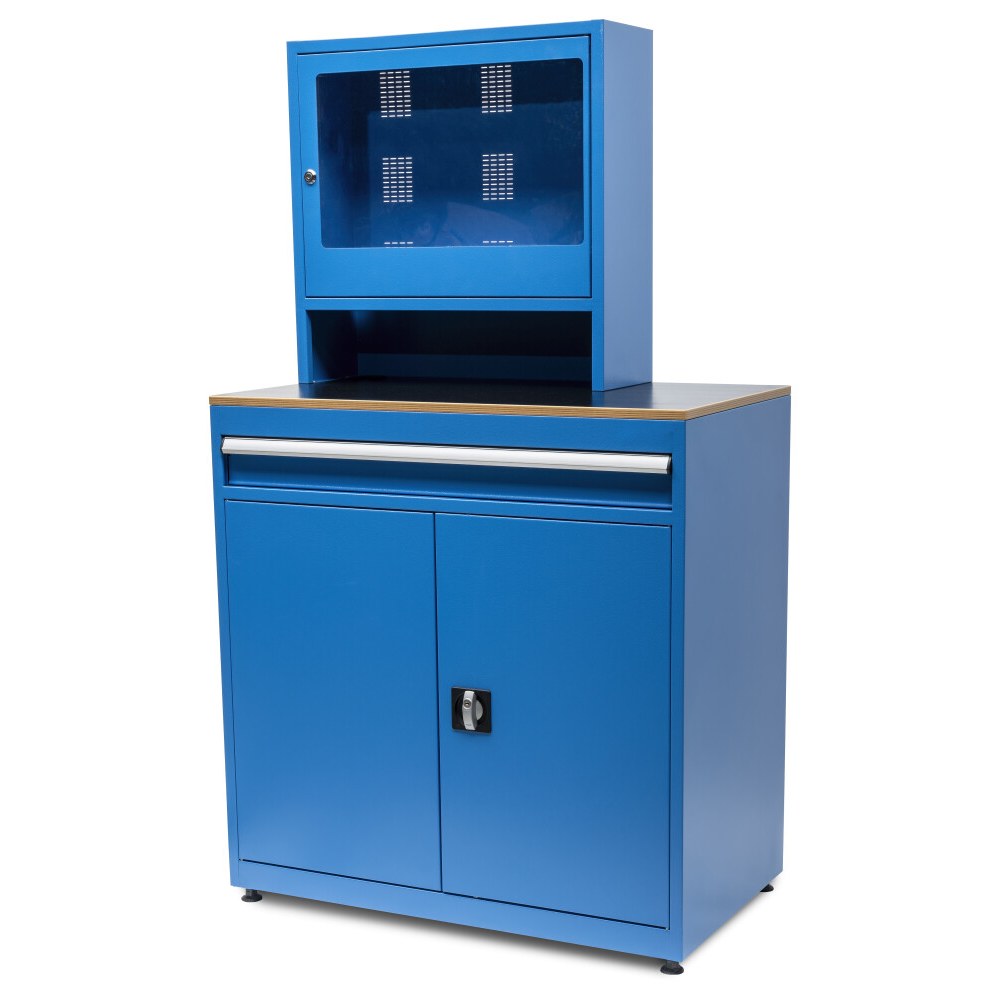 Huvema Computerkast 27'' met 1 lade en onderkast | BL PC 1010x570x1000