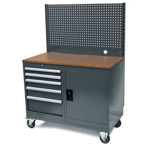 Huvema Mobiele werkbank met gereedschapswand | BL 5D 1120x570x755+160+550 WB G