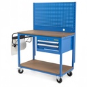 Huvema Mobiele werkbank met gereedschapswand | BL 2D 1120x570x1520 MWB RH