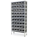 Huvema Gegalvaniseerde legbordkast inclusief bakjes | BL 10 SH, 930x310x2000 GS