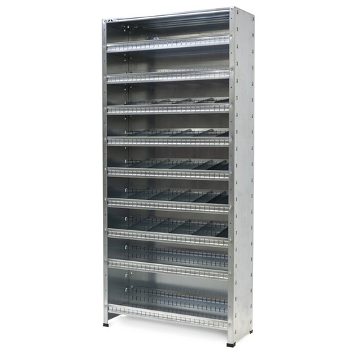 Huvema Gegalvaniseerde legbordkast | BL 9SH 930x310x2000 GS