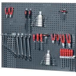 Huvema Gereedschapswand 108 x 105 cm met 50 delig hakenset | K3005+K300-50 G