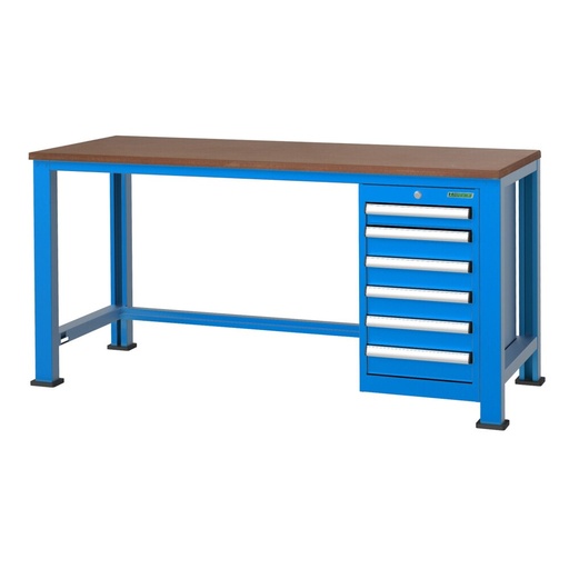 Huvema Werktafel met 6 laden én mdf werkblad | BL 6D 1700x700x850 WB
