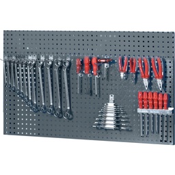 Huvema Gereedschapswand 98 x 45 cm met 25 delig hakenset | K3040+K300-25 G