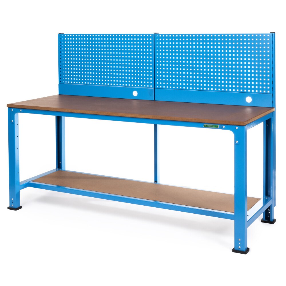 Huvema Werktafel met gereedschapswand én MDF werkblad | BL 2SH 2000x700x1400 WB