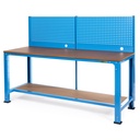 Huvema Werktafel met gereedschapswand én MDF werkblad | BL 2SH 2000x700x1400 WB