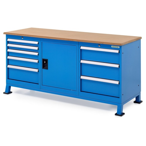 Huvema Werktafel 170 x 60 cm met MDF werkblad | BL 8D 1C 1700x600x850 WB
