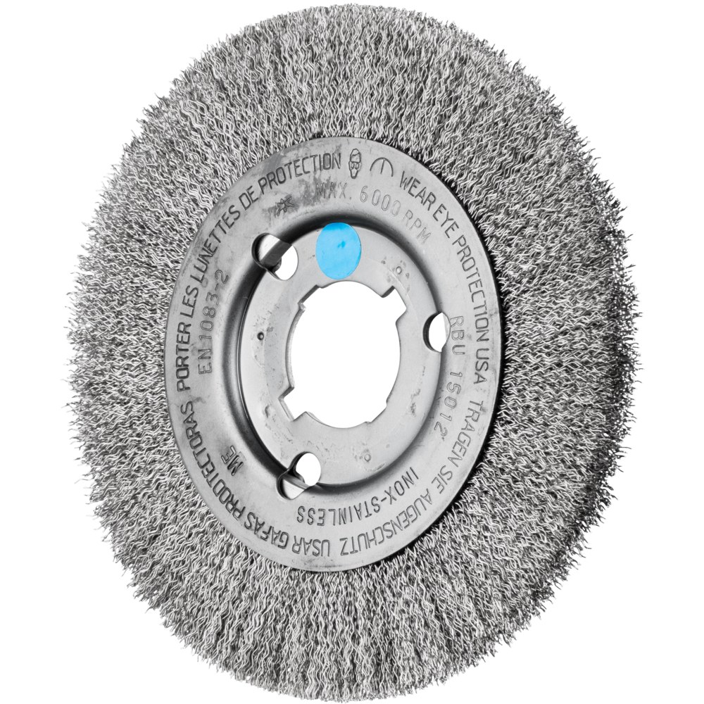 PFERD Ronde borstel, ongetordeerd | RBU 15012/22,2 INOX 0,30