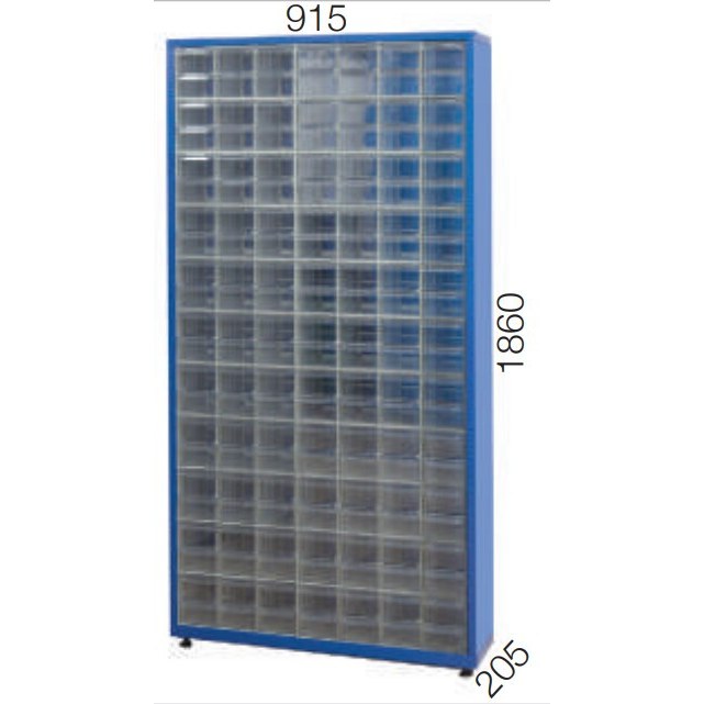 Huvema Plastic Bak systeem | BL 915x205x1860 PD
