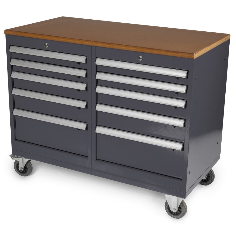 Huvema Verrijdbare werkbank met 10 laden | BL 10D 1120x570x920 MWB G