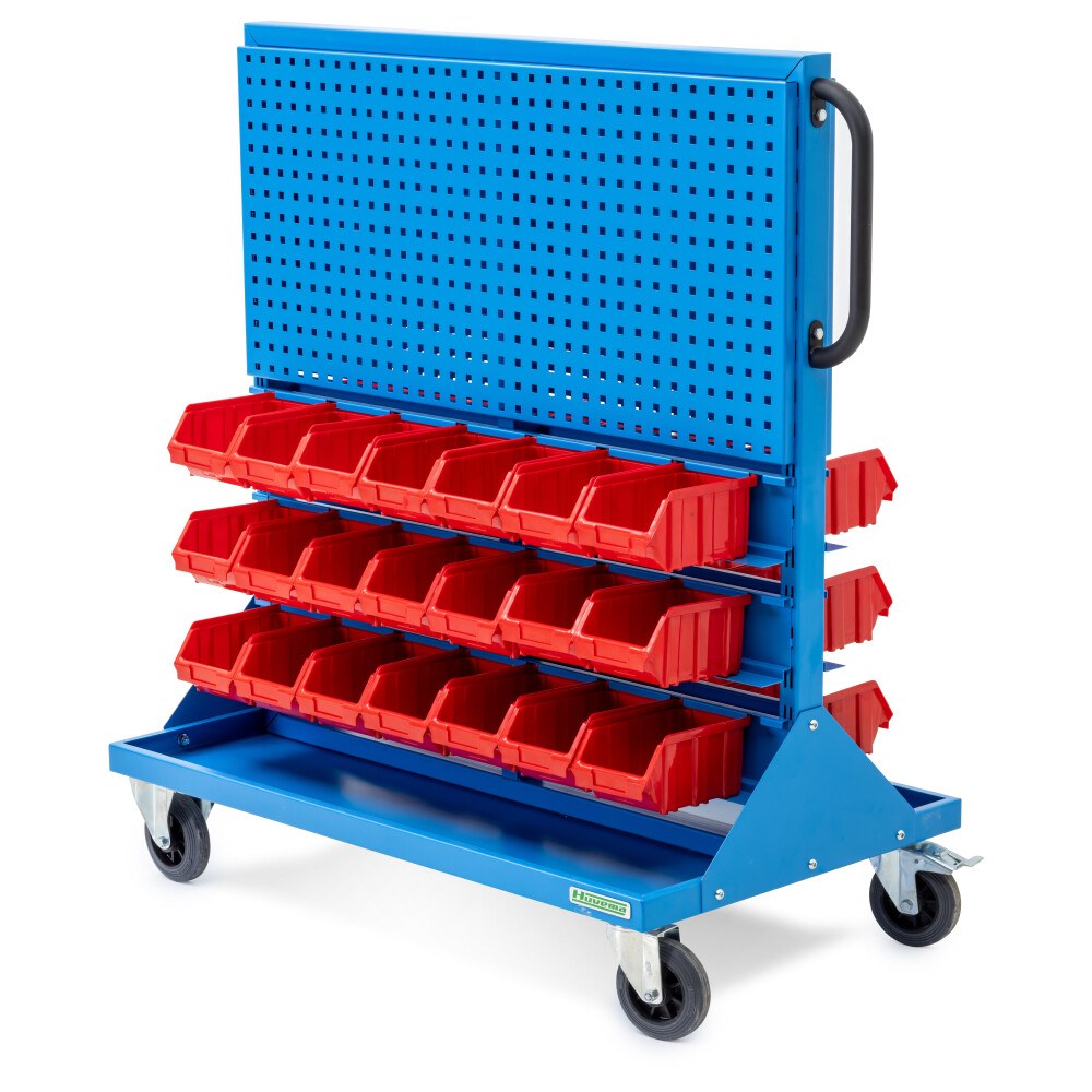 Huvema Mobiel gereedschapspaneel met plastic bakken | BL 1000x600x1000+160 TR