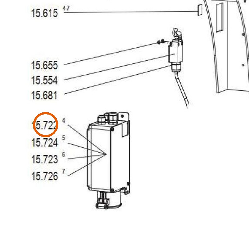 Collomix besturing AOX 230 V 50 Hz voor AOX-S en POX-S