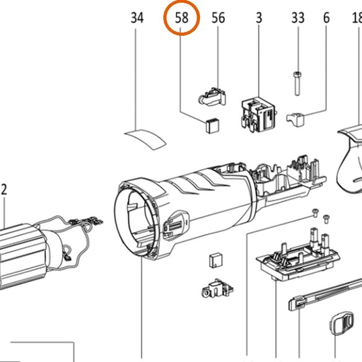 Collomix koolborstelset 230 V voor CMG 1700