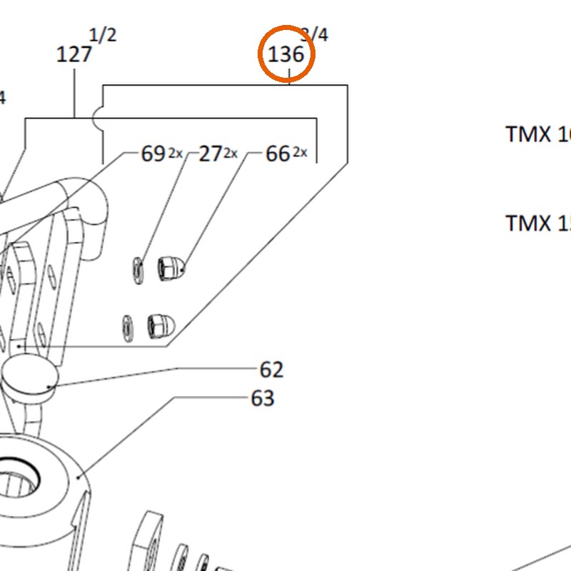 Collomix mengschoep buiten voor TMX 1500