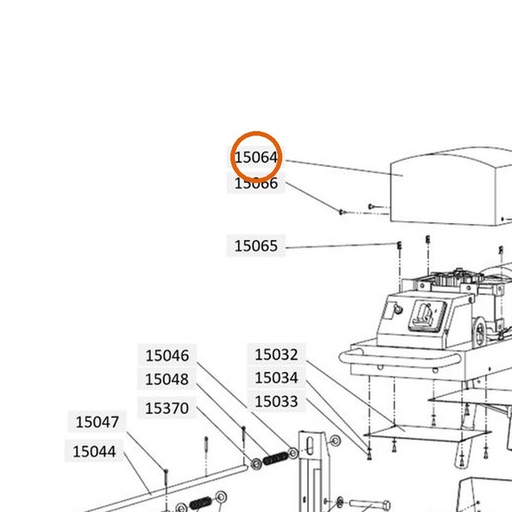 Collomix kap tandwielkast voor XM 2-650 en XM 3-900